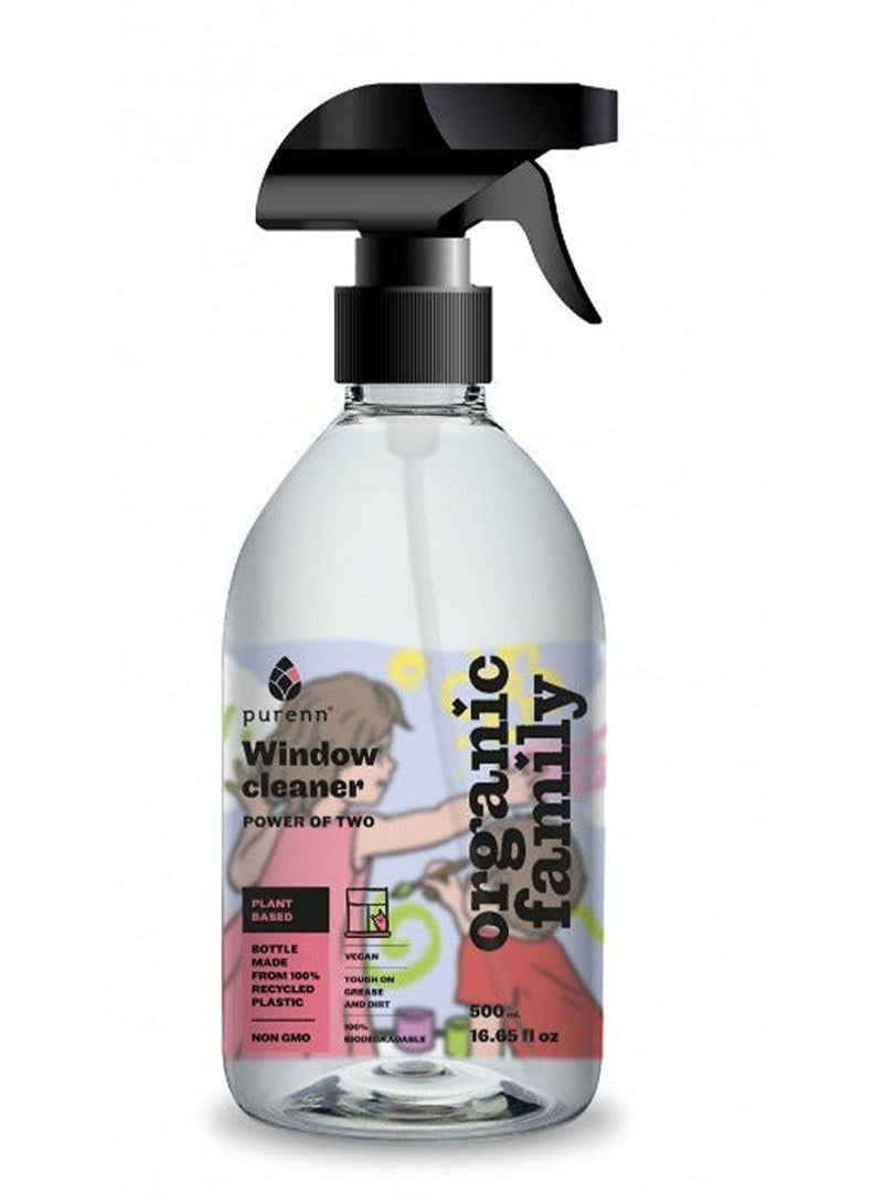 Purenn Window And Glass Cleaner With Refreshing Strawberry. Power Of Two 500 ML